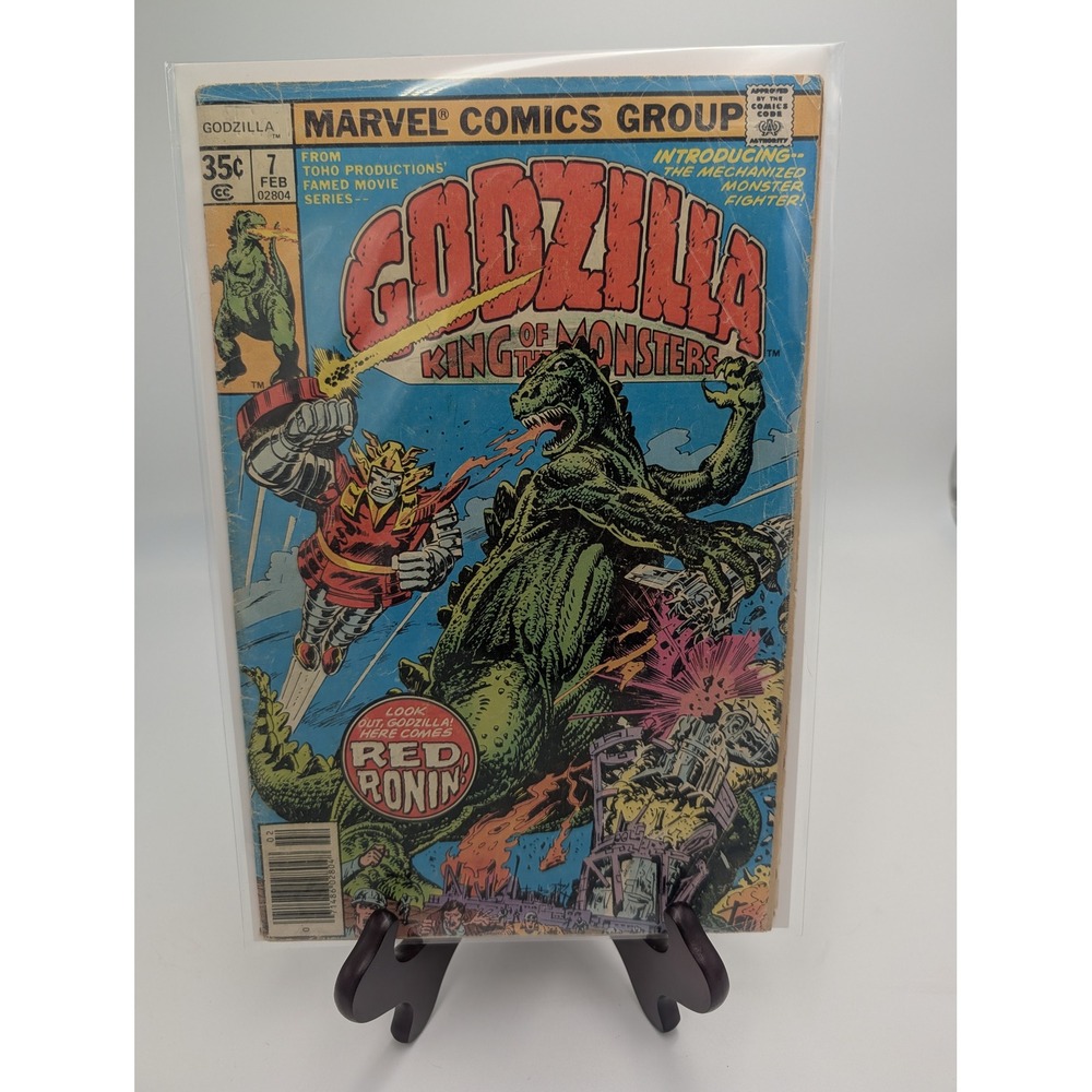 Godzilla King of the Monsters 7 Marvel‎ Newsstand 1978